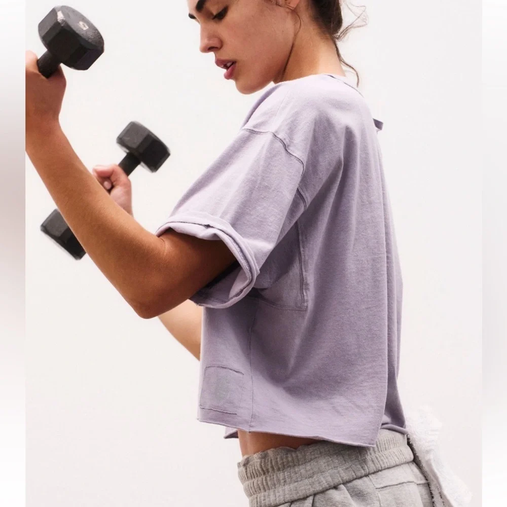 FP MOVEMENT Inspire Buti Logo Tee Trailblazer Purple - Picture 2 of 9